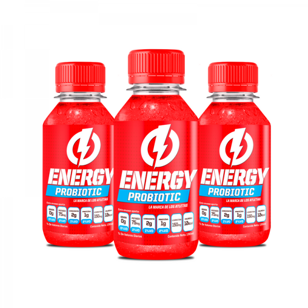 Quemador De Grasa Energy Nutrition Probiotic Pack 15 Unid. Fresa Inglesa
