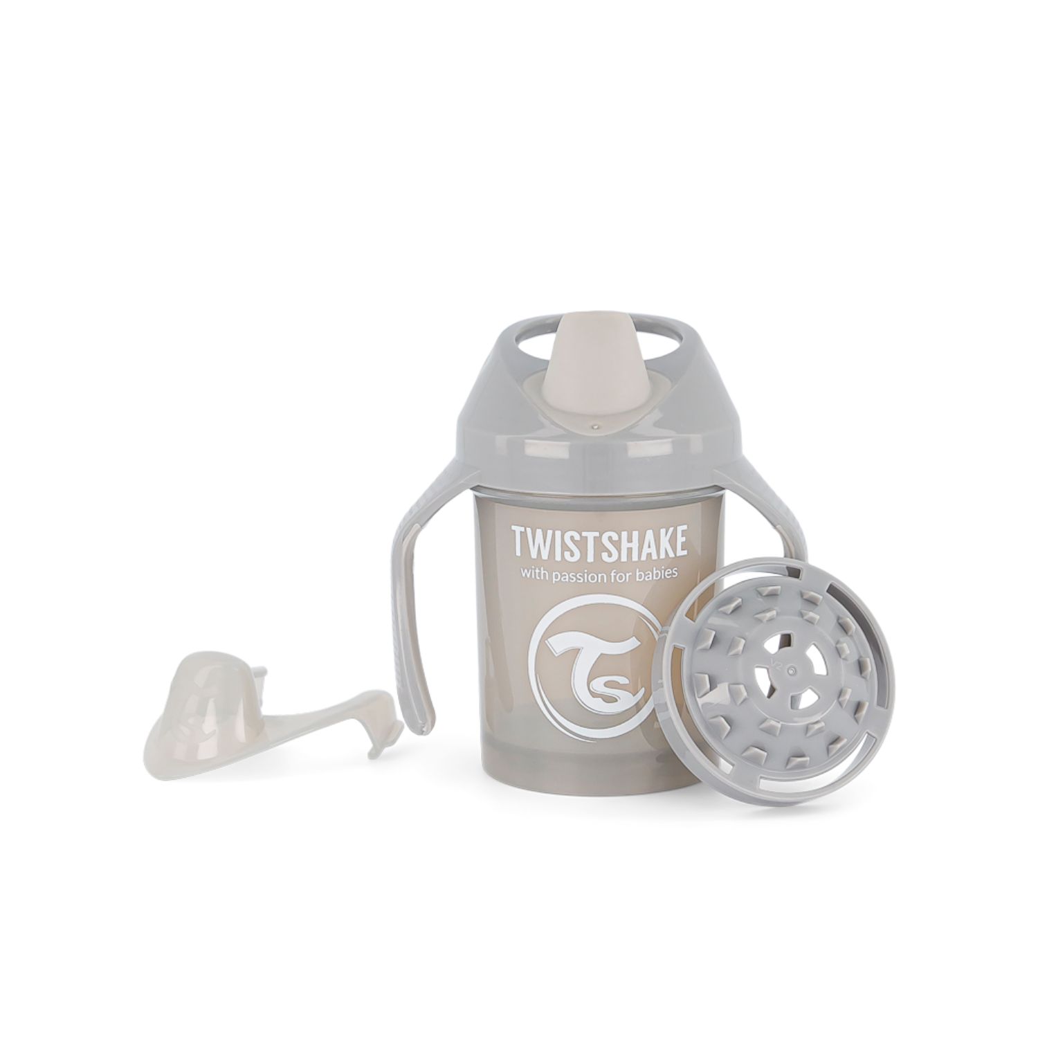 Taza de Entrenamiento Twistshake 230ml Gris - Imagen 2