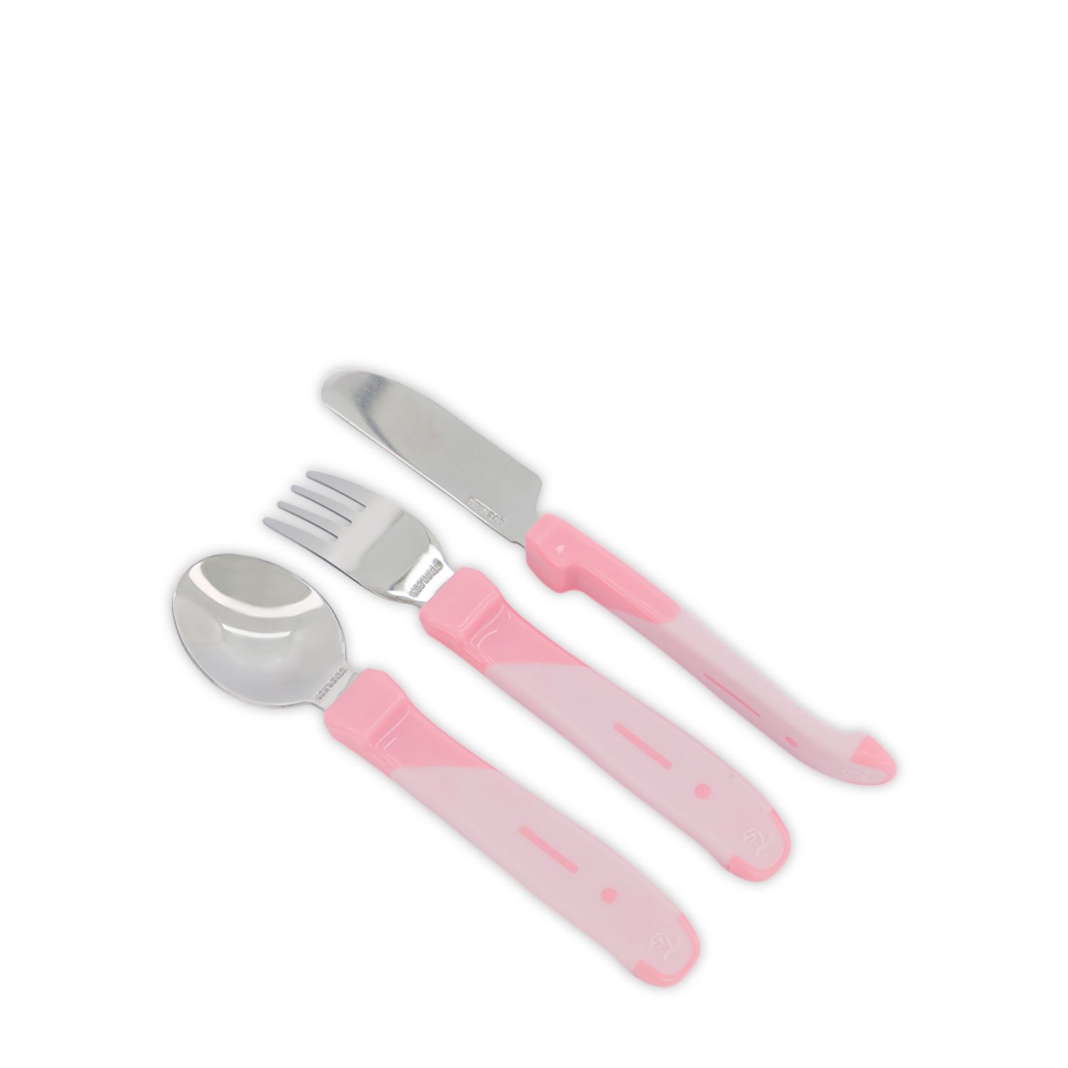 Set de Cubiertos de Metal Twistshake 12+m Rosado - Imagen 2