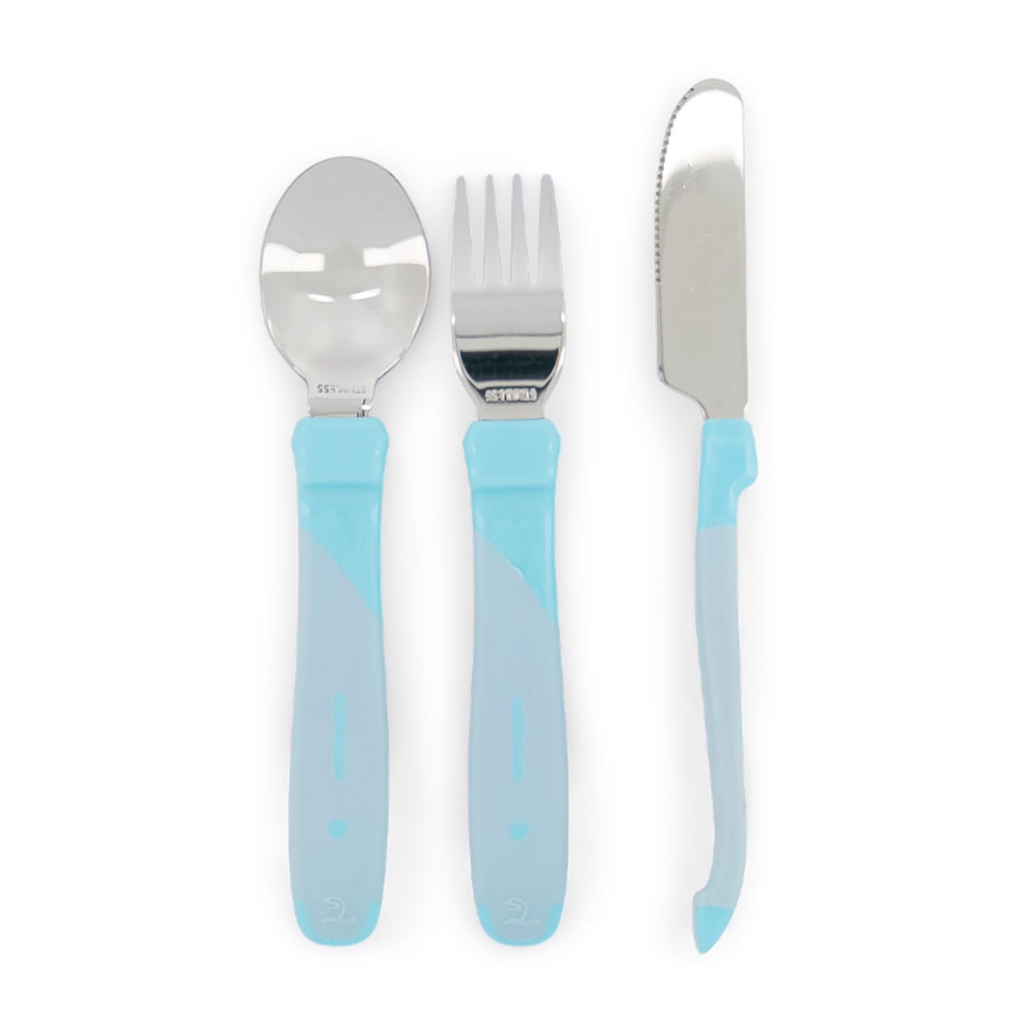 Set de Cubiertos de Metal Twistshake 12+m Celeste