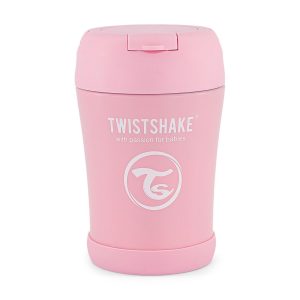 Termo Insulado para Alimentos Twistshake 350ml Rosado
