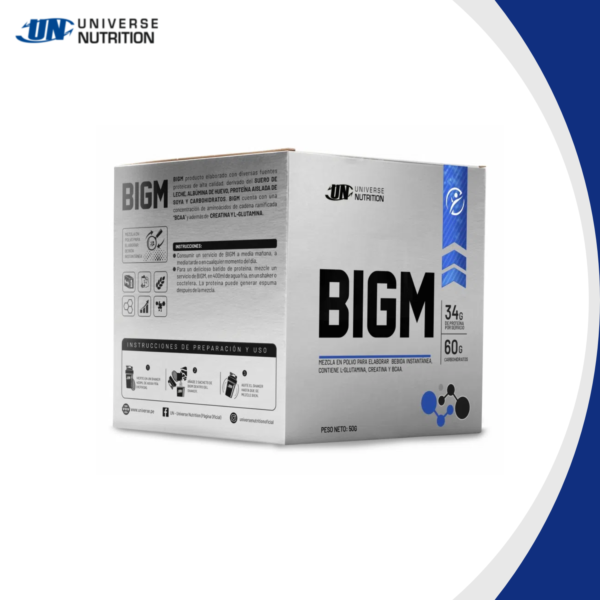 Mass Gainer Universe Nutrition Bigm Sachets Vainilla x10 - Imagen 2