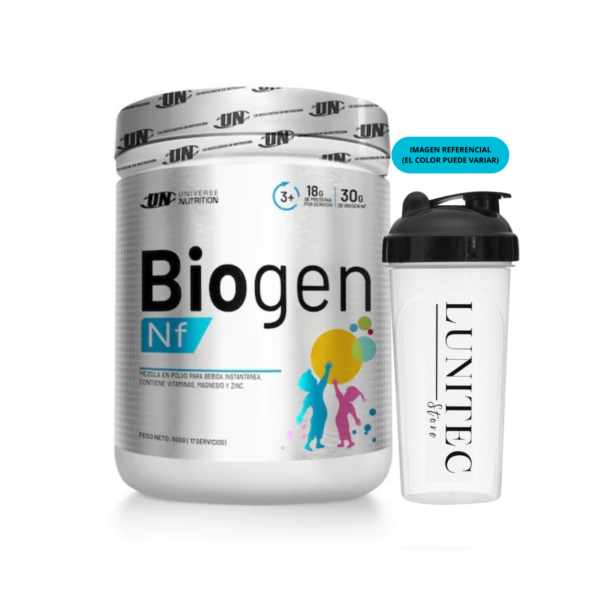 Proteína Niños Universe Nutrition Biogen Nf 500G Vainilla